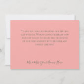 カーネーション忘れとメノッツ結婚ズ サンキューカード (裏面)