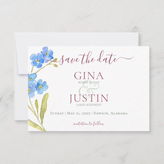 カーネーション忘れとメノッツ結婚ズ セーブザデート (正面)