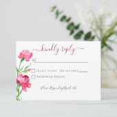 カーネーション忘れとメノッツ結婚ズ 出欠カード (スタンド正面)