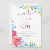 カーネーション忘れ&メノッツ結婚式招待状 招待状 (正面)