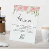 カーネーション結婚ボホの電話音声ゲストブック 台座サイン (インサイチュ)