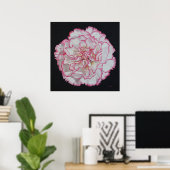 カーネーション花ポスター ポスター (ホームオフィス)