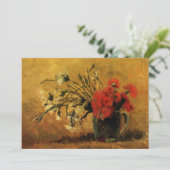 カーネーション赤と白バイビンセント・ヴァン・ゴッホ (スタンド正面)