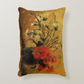 カーネーション赤と白バイビンセント・ヴァン・ゴッホ アクセントクッション (正面(垂直))