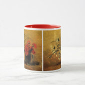 カーネーション赤と白バイビンセント・ヴァン・ゴッホ マグカップ (中央)