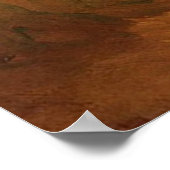 カーネーション赤と白付き花瓶 ポスター (角)