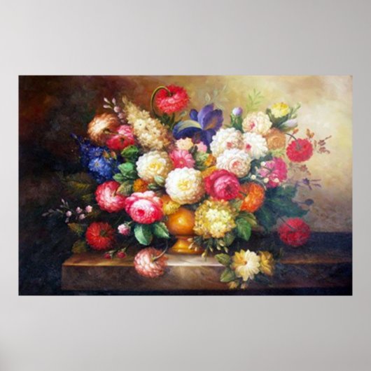 カーネーション配置 ポスター (正面)