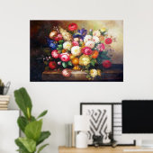 カーネーション配置 ポスター (ホームオフィス)