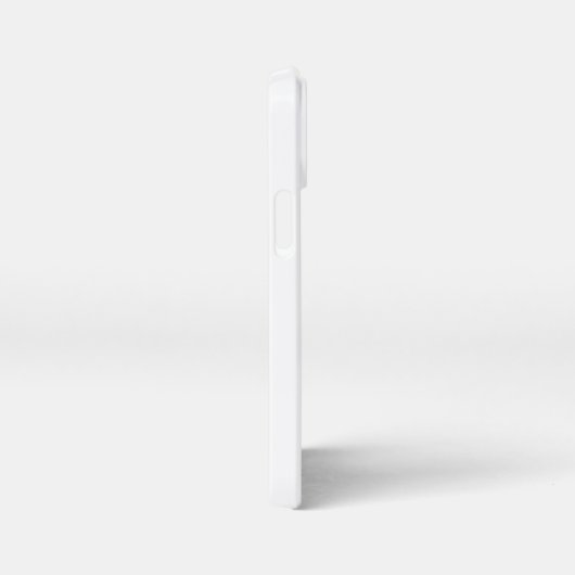 カーネーション1月誕生フラワーウォーター色アートケース iPhoneケース (右側面)