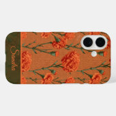 カーネーション オーダーメイド クリスマスギフト Case-Mate iPhoneケース (裏面 (横))