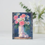 カーネーション&オールドレースバイシャロンシャーペ ポストカード (スタンド正面)