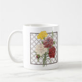 カーネーション コーヒーマグカップ (左)