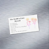 カーネーション·ニュー·詳細 マグネット名刺 (インサイチュ)