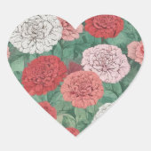 カーネーション ハートシール (正面)