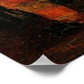 カーネーション、バラ、ビンセント・ヴァン・ゴッホによるボトル ポスター (角)