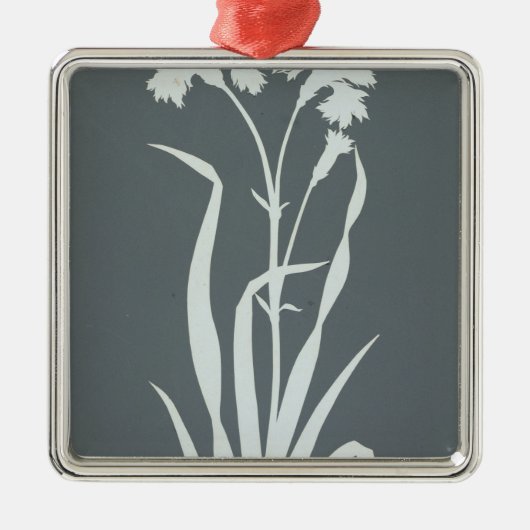 カーネーション メタルオーナメント (正面)