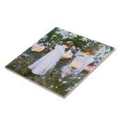 カーネーション、ユリ、ユリは、上がりました タイル (側面)