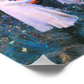 カーネーション、リリー、バラ絵画ズbyジョン・シン ポスター (角)