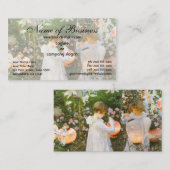 カーネーション、リリー、リリー、ジョン・シンガー・サージェントによるバラ 名刺 (正面/裏面)