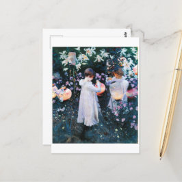 カーネーション，リリー，リリー，バラ，うがい ポストカード