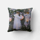 カーネーション,リリー,リリー,バラ クッション (裏面)