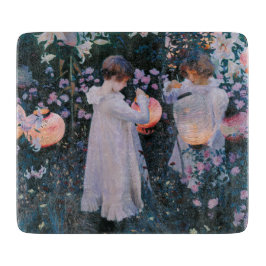 カーネーション、リリー、リリー、バラ(John Singer Sargent) カッティングボード