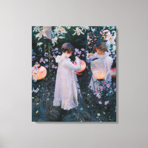 カーネーション、リリー、リリー、バラ(John Singer Sargent) キャンバスプリント