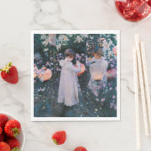カーネーション、リリー、リリー、バラ(John Singer Sargent) スタンダードランチョンナプキン (インサイチュ)