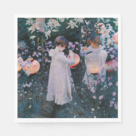 カーネーション、リリー、リリー、バラ(John Singer Sargent) スタンダードランチョンナプキン