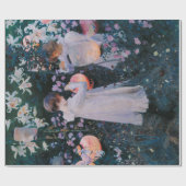 カーネーション、リリー、リリー、バラ(John Singer Sargent) ラッピングペーパー (フラット)