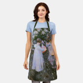 カーネーション、リリー、リリー、バラbyジョン・シンガーSargent エプロン (着用した状態)