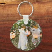 カーネーション、リリー、リリー、バラbyジョン・シンガーSargent キーホルダー (裏面)