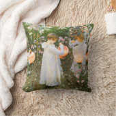 カーネーション、リリー、リリー、バラbyジョン・シンガーSargent クッション (ブランケット)