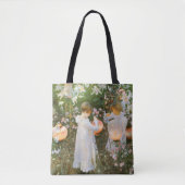 カーネーション、リリー、リリー、バラbyジョン・シンガーSargent トートバッグ (正面)