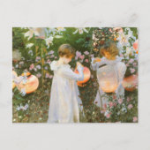 カーネーション、リリー、リリー、バラbyジョン・シンガーSargent ポストカード (正面)