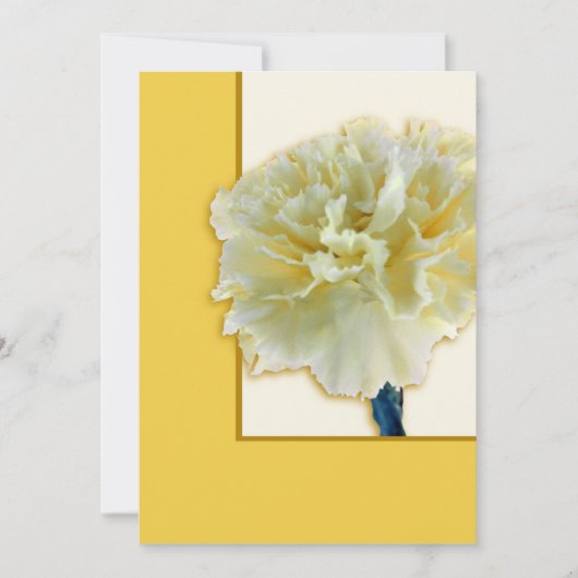 カーネーション 招待状 (正面)