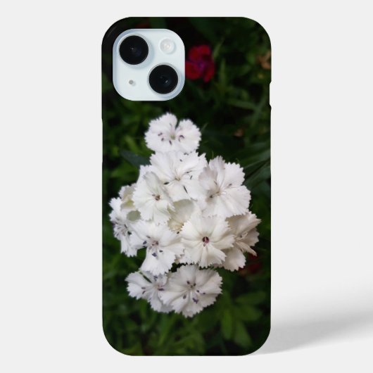 カーネーション 白い花 Case-Mate iPhoneケース (裏面)