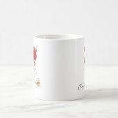 カーネーション 誕生月 花 コーヒーマグカップ (中央)