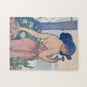 カーネーション(4つの花)、アルフォンスミュシャ ジグソーパズル (横)