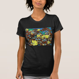 カーネーションTシャツ(黒)、夢見効果付き Tシャツ