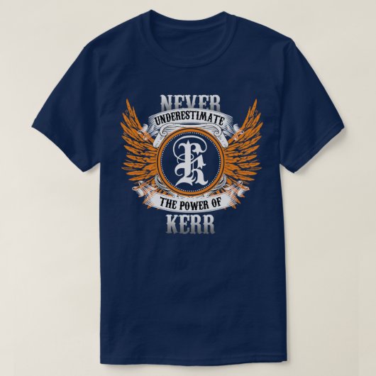 カーネーム・シャツはKの力を過小評価しない Tシャツ (デザイン正面)
