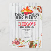 カーネ朝田メ素朴キシカンBBQバースデーパーティー 招待状 (正面/裏面)