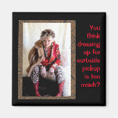 カーバおもしろいサイドピックアップ用ドレッシングアップ マグネット (正面)