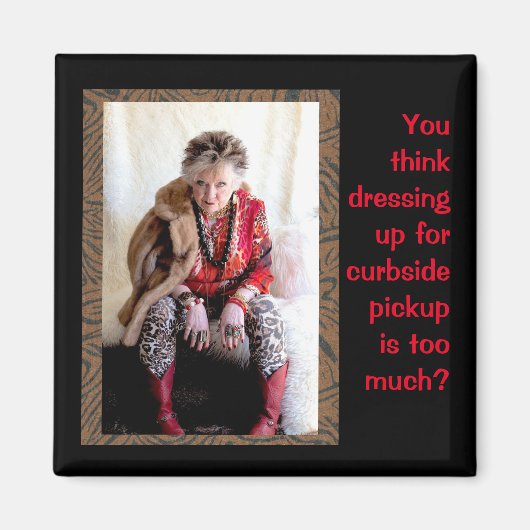 カーバおもしろいサイドピックアップ用ドレッシングアップ マグネット (正面)