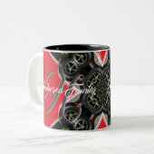 カーバカスタムフ用コーヒーマグ ツートーンマグカップ (正面左)