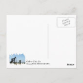 カーバクールー市/油リグのはがき！ ポストカード (裏面)