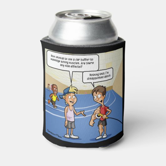 カーバッファマッサージおもしろいクーラーボックス 缶クーラー (缶裏面)