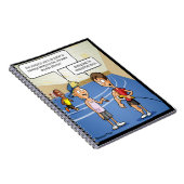 カーバッファマッサージノートブおもしろいック ノートブック (右側)