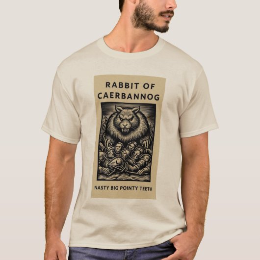 カーバノグのウサギ Tシャツ (正面)