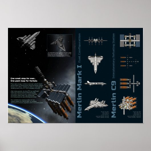 カーバル宇宙プログラムメルリンアドベンチャーズ ポスター (正面)